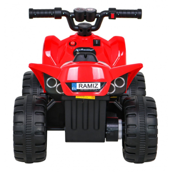 Quad The Fastest na akumulator dla dzieci Czerwony + Silnik 25W